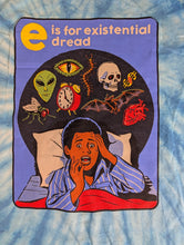 Load image into Gallery viewer, STEVEN RHODES - E is For Existential Dread Blue TD Gildan T-Shirt ~New~ S M L XL