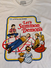 Load image into Gallery viewer, STEVEN RHODES - Let's Summon Demons White T-Shirt ~Never Worn~ 2XL