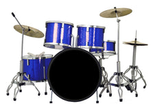 Load image into Gallery viewer, Classic 5-Piece Blue Sparkle Drum Set Mini Replica Collectible