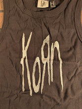 Load image into Gallery viewer, KoRn - Women's Ribbed Cropped Tank Top~Never Worn~