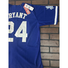 Load image into Gallery viewer, Kobe/24/8 Mamba Blue "Legends" Headgear Classics Baseball Jersey ~Never Worn~ L