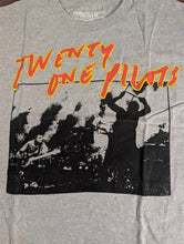 Load image into Gallery viewer, TWENTY ONE PILOTS | 2025 Live Scribble Gray T-shirt ~New~ XL
