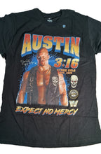 Load image into Gallery viewer, STONE COLD STEVE AUSTIN - Expect No Mercy T-shirt ~Never Worn~ M