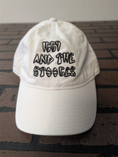 Load image into Gallery viewer, IGGY POP &amp; THE STOOGES White Embroidered Dad Hat ~Never Worn~