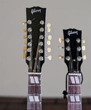 Load image into Gallery viewer, GIBSON Doubleneck SG EDS-1275 White 1:4 Scale Replica Guitar ~Axe Heaven~