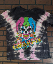 Load image into Gallery viewer, GRAFFIX Jester Tie Dye Get Down Art T-Shirt ~Never Worn~ S M L XL 2XL