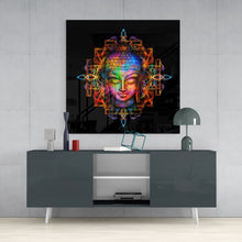Load image into Gallery viewer, Buddha Glass Wall Art
