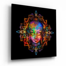 Load image into Gallery viewer, Buddha Glass Wall Art