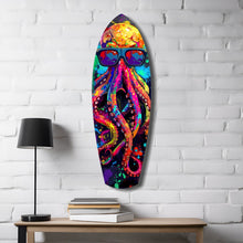 Load image into Gallery viewer, Mr Octopus Glass Wall Art