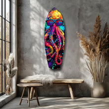 Load image into Gallery viewer, Mr Octopus Glass Wall Art