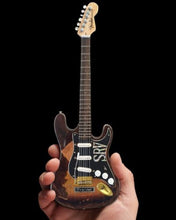 Load image into Gallery viewer, STEVIE RAY VAUGHAN #1 Replica Fender Stratocaster 1:4 Scale Guitar ~Axe Heaven~