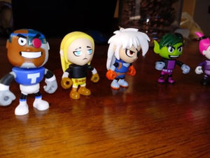 Teen Titans GO! 2" Mini Figure Full Set of 8 ~Series 3