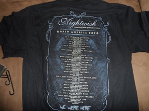 NIGHTWISH -2016 Endless Forms Most Beautiful T-shirt ~Never Worn~ Medium / Large