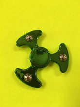 Load image into Gallery viewer, Metallic &amp; Glow in the dark Tri FIDGET SPINNERS! ~SAME DAY SHIPPING