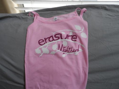 ERASURE - 2005 Nightbird Pink American Apparel Youth T-shirt ~Never Worn~ S