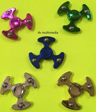 Load image into Gallery viewer, Metallic &amp; Glow in the dark Tri FIDGET SPINNERS! ~SAME DAY SHIPPING