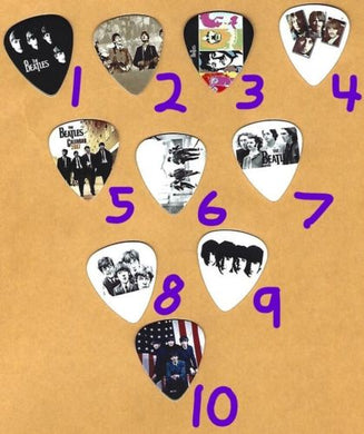 THE BEATLES Graphic Guitar Pick ~Your Choice of Many~ BUY 2, GET 3rd FREE