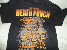 Load image into Gallery viewer, FIVE FINGER DEATH PUNCH- 2014 Tour T-Shirt ~Never Worn~ M