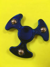 Load image into Gallery viewer, Metallic &amp; Glow in the dark Tri FIDGET SPINNERS! ~SAME DAY SHIPPING