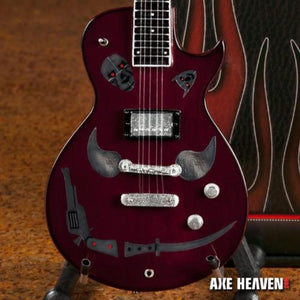 KEITH RICHARDS - 1981 Zemaitis Macabre 1:4 Scale Replica Guitar ~Axe Heaven