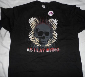 AS I LAY DYING - Skull Slim Fit T-shirt ~Never Worn~ 2XL