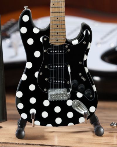 BUDDY GUY- Polka Dot Fender Strat 1:4 Scale Replica Guitar ~Axe Heaven~