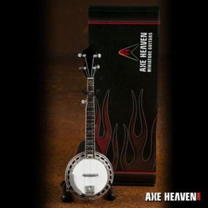 BANJO- 1:4 Scale Miniature with Rose Back ~Axe Heaven