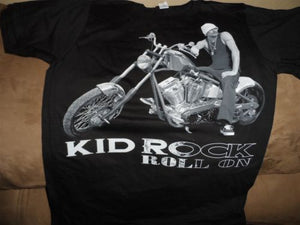 KID ROCK - Roll On T-shirt w/ tour cities ~Never Worn~ Small