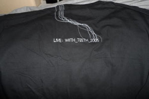 NINE INCH NAILS - Live With Teeth 2005 double sided T-Shirt ~Never Worn~ 3XL