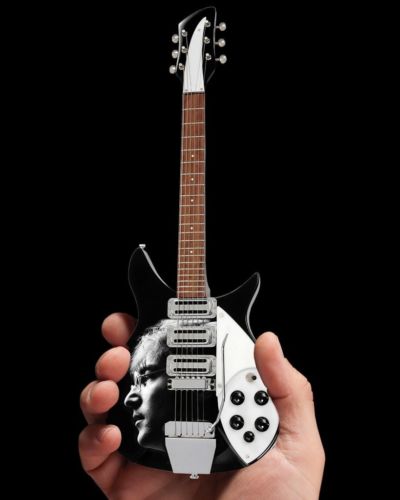 JOHN LENNON (BEATLES)- Radio Days w/ Image 1:4 Scale Replica Guitar ~Axe Heaven