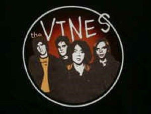 THE VINES - Group shot with logo t-shirt ~NEW~ FREE SHIPPING* Youth M