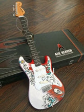 Load image into Gallery viewer, JIMI HENDRIX &quot;Monterey&quot; Fender Strat Replica 1:4 Scale Guitar ~Axe Heaven