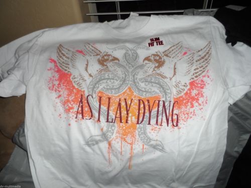 AS I LAY DYING - Multi-Color Slim Fit T-shirt ~Never Worn~ M 2XL