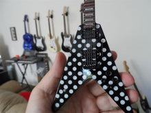 Load image into Gallery viewer, RANDY RHOADS 1:4 Scale Replica Polka Dot &quot;Harpoon&quot; Flying V Guitar ~Axe Heaven