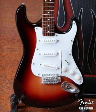 FENDER Sunburst Stratocaster 1:4 Scale Replica Guitar ~Axe Heaven~