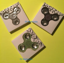 Load image into Gallery viewer, Metallic &amp; Glow in the dark Tri FIDGET SPINNERS! ~SAME DAY SHIPPING
