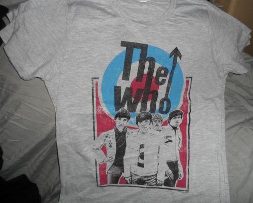 THE WHO - Distressed baby doll t-shirt Large