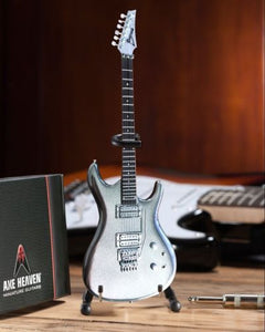 JOE SATRIANI- Signature Chrome Boy Ibanez 1:4 Scale Replica Guitar ~Axe Heaven