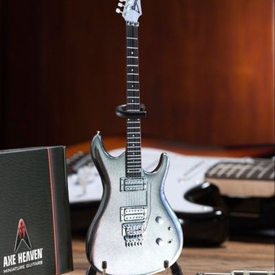 JOE SATRIANI- Signature Chrome Boy Ibanez 1:4 Scale Replica Guitar ~Axe Heaven