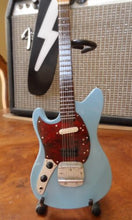 Load image into Gallery viewer, Fender Mustang Sonic Blue 1:4 Scale Replica Guitar ~Axe Heaven