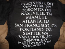 Load image into Gallery viewer, KID ROCK - Roll On T-shirt w/ tour cities ~Never Worn~ Small