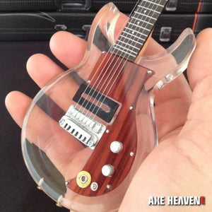 KEITH RICHARDS - 1:4 Scale See-thru Dan Armstrong Replica Guitar ~Axe Heaven