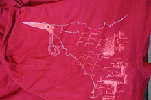 Load image into Gallery viewer, TSUNAMI BOMB - T-shirt with side graphics, Red or Black ~Never Worn~ M XL