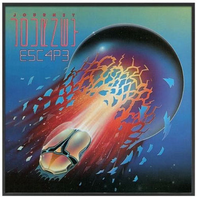 JOURNEY - Escape Album Cover Framed Glass Picture 12.5 x 12.5 x 1.5 ~New~
