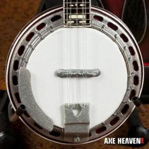 BANJO- 1:4 Scale Miniature with Rose Back ~Axe Heaven~