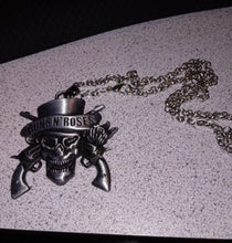 Load image into Gallery viewer, Guns n&#39; Roses Pendent Necklace W/ Chain ~Brand New