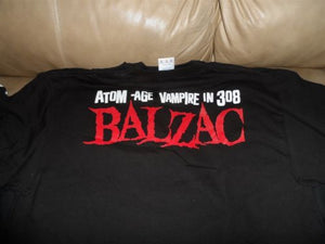 BALZAC - Blood Splattered "Atom Age Vampire in 308" T-shirt ~Never Worn~ XL