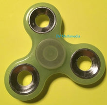 Load image into Gallery viewer, Metallic &amp; Glow in the dark Tri FIDGET SPINNERS! ~SAME DAY SHIPPING