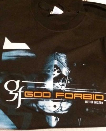 GOD FORBID - Out of Misery T-shirt ~Never Worn~ Small ##