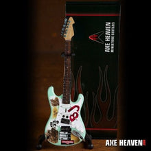 Load image into Gallery viewer, BILLY JOE ARMSTRONG &quot;Blue&quot; Strat 1:4 Scale Replica Signature Guitar ~Axe Heaven